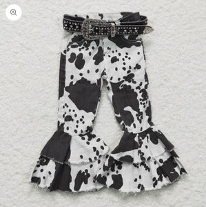 Cow print Bells -Black (PRESALE)